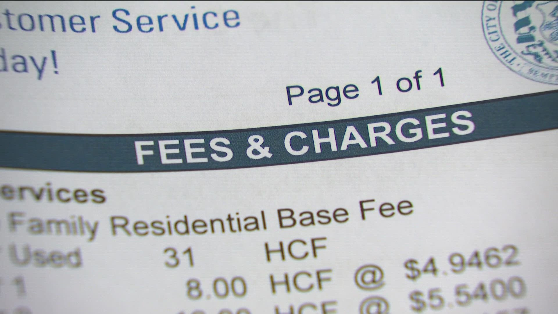 The city says approximately 28,000 water customers are not receiving bills as they investigate possible leaks. How you can check for leaks.