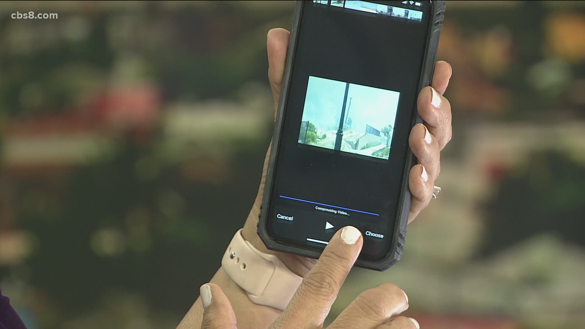 How to use CBS News 8's "Near Me" app.