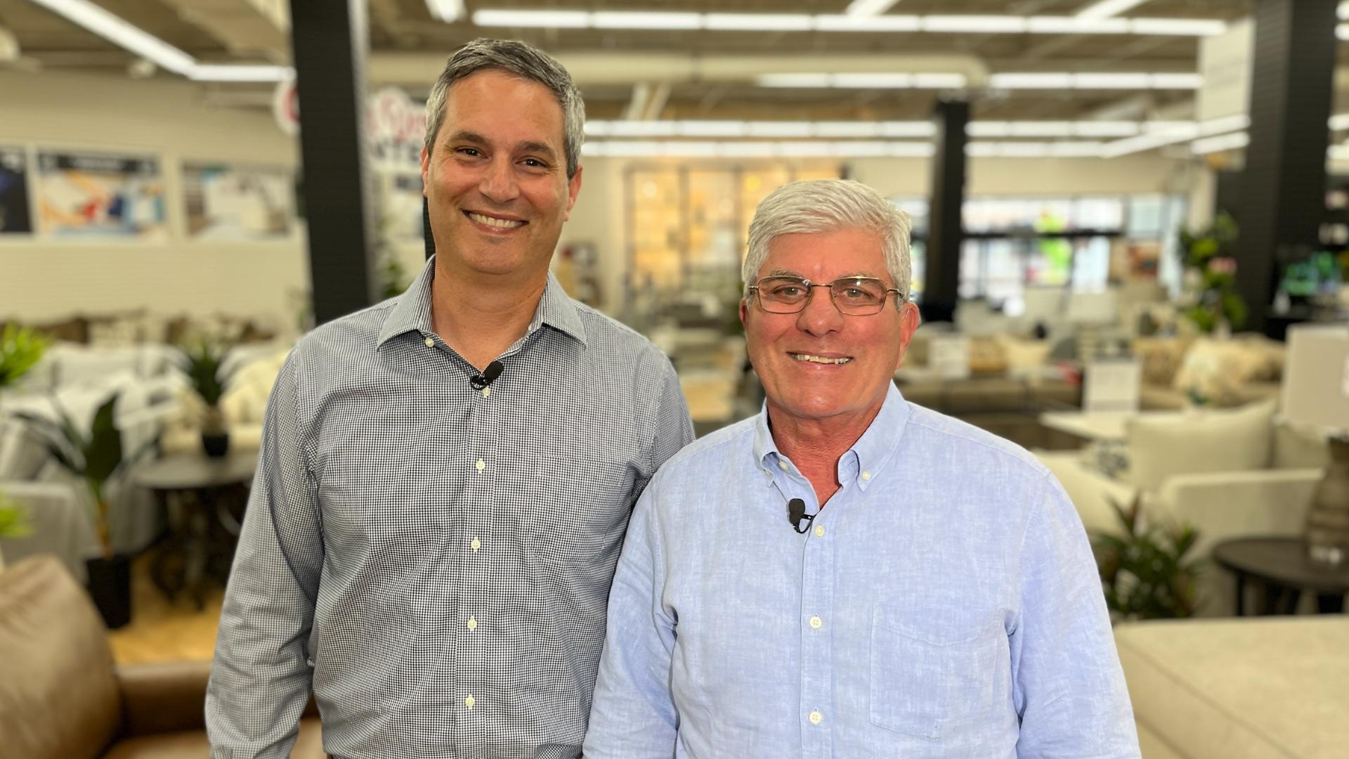 As CBS 8 prepares to celebrate 75 years, Jerome's owner Jerry Navarra reflects on his 70 years with a family-owned business and appearing in 4,000 commercials.